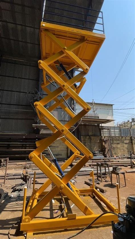 Hitech Commercial Scissors Lift Working Height Feet Capacity