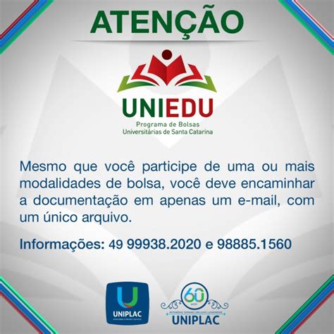 Uniplac Universidade Do Planalto Catarinense Not Cias Aten O Alunos