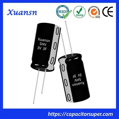 V F Edlc Capacitor Long Cycle Life For Water Meter Supercapacitor