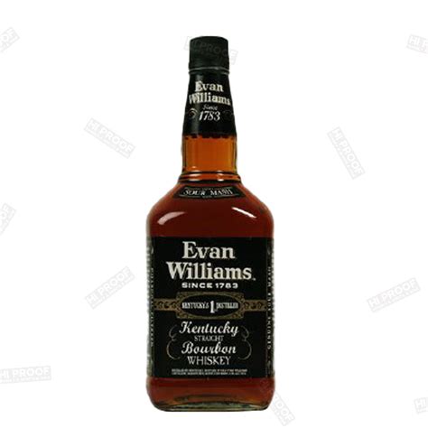 evan williams black label bourbon whiskey   proof