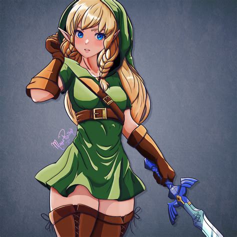 Female Link Anime