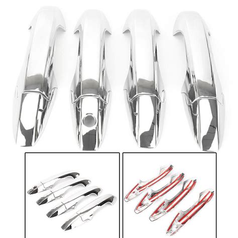 Pcs Abs Chrome Door Handle Cover Trim Molding For Honda Cr V Crv