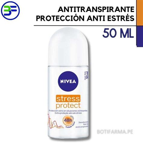 Desodorante Antitranspirante Roll On Stress Protect Nivea 50 Ml