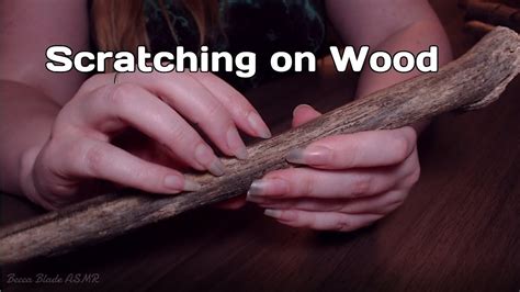 Asmr ~scratching On Wood Youtube