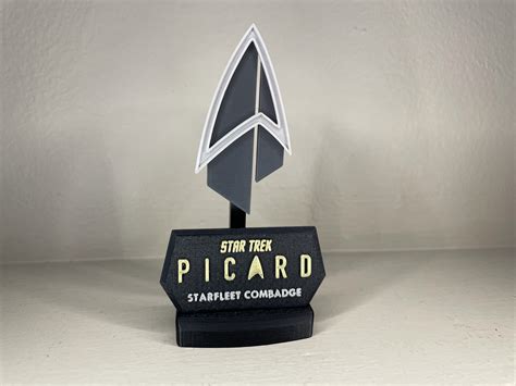 Star Trek Picard Combadge By 𝗨𝗻𝗶𝗺𝗮𝘁𝗿𝗶𝘅𝗥𝗲𝗱🪐🌠 Download Free Stl Model