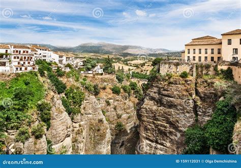 View On The Old Town Of Ronda Spain Stock Image Image Of Ancient