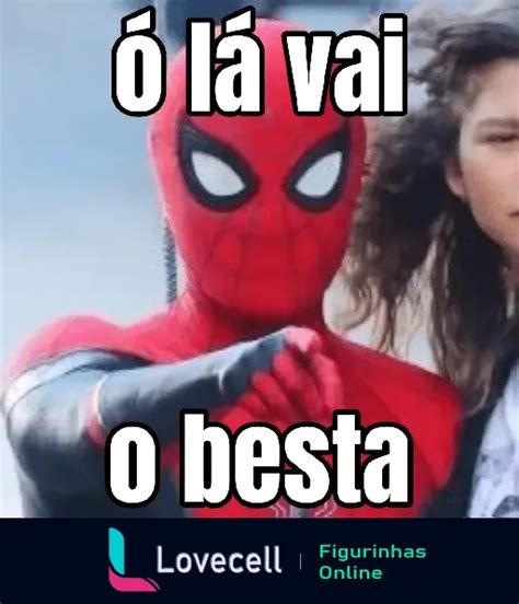 Figurinha L Vai O Besta Memes Do Homem Aranha Para Whatsapp