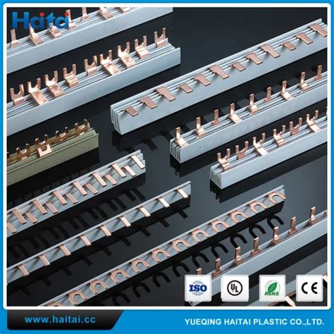 Copper Busbars MCB Busbar Pin Type Fork Type C45 Type Busbar And MCB