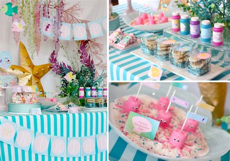 Karas Party Ideas Whimsical Mermaid Girl Under The Sea Birthday Party Planning Ideas