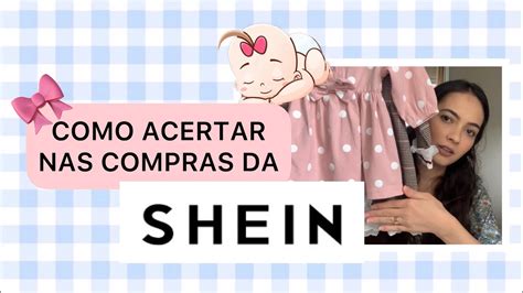 Como Eu Compro Na Shein Para A Minha Beb Tamanho Guiadetamanhos