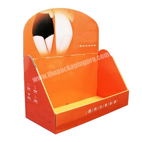 Counter Display Rack Paperboard Cardboard Retail Displays Collapsable