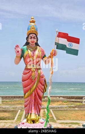 statue  mother india   gandhi mandapam located