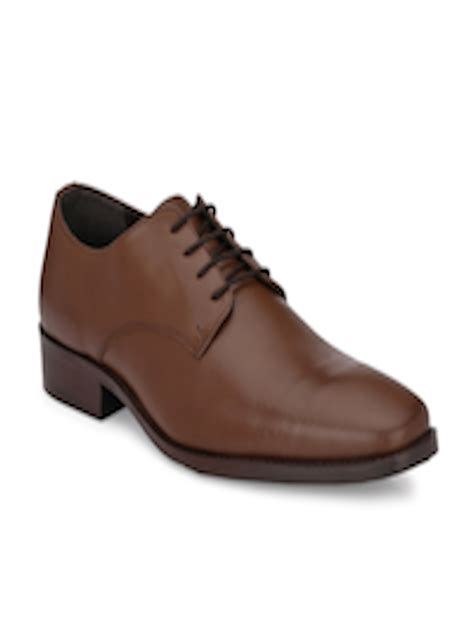 Buy Carlo Romano Men Brown Solid Leather Formal Derbys Formal Shoes For Men 14082836 Myntra