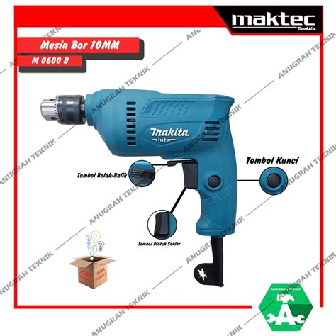 Jual Makita M B Mesin Bor Listrik Mm Bor Tangan Besi Bolak Balik