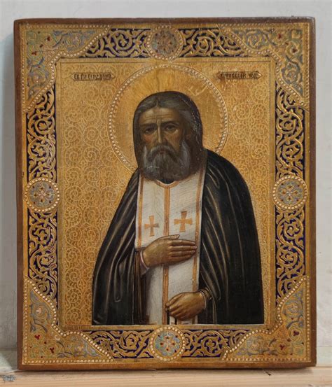 Russian Store Russian Icon St Seraphim Of Sarov