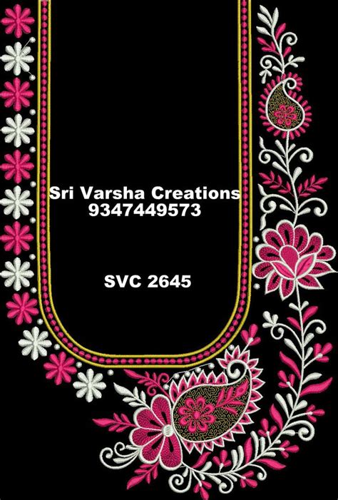 Pin By Indira Prasanna On Fashion Machine Embroidery Designs Projects Simple Embroidery