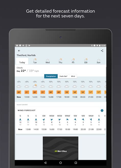 Met Office Weather Forecast – Android Apps on Google Play