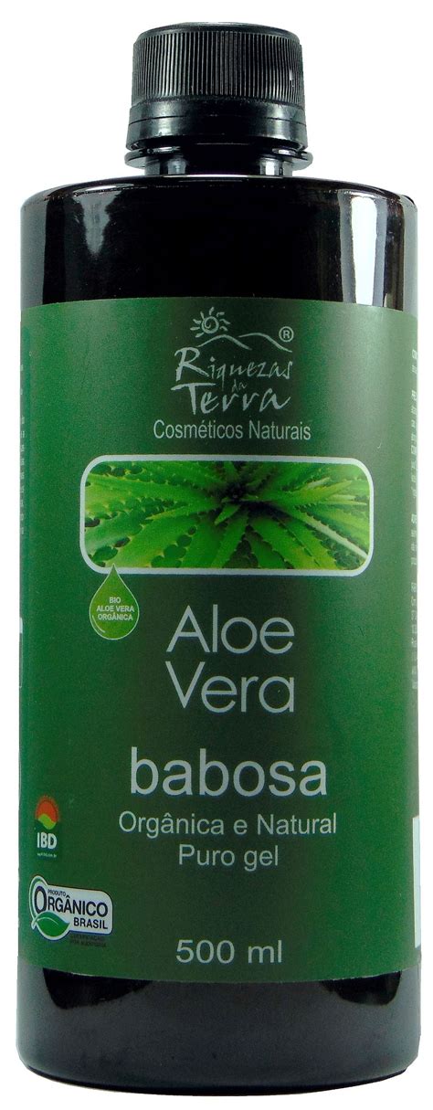 Gel Aloe Vera Puro Babosa Org Nica Ml Riquezas Da Terra