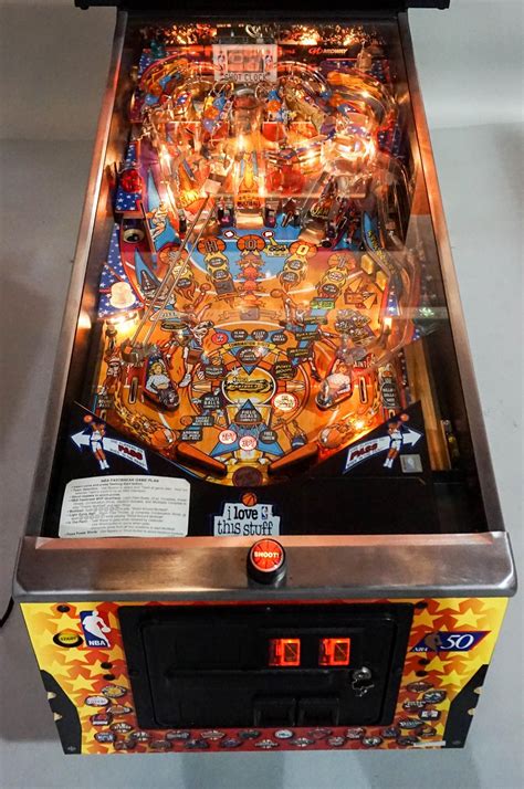 Lot Bally Nba Fastbreak Basketball Pinball Machine