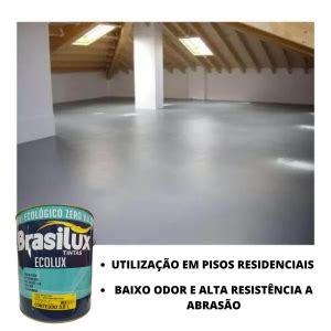 Brasilux Ecolux Epoxi Monocomponente Base Agua Branco Puro Litros