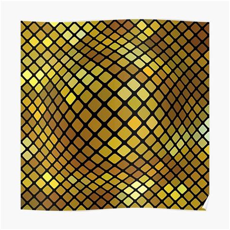 Golden Disco Ball Poster For Sale By Deepgoa Redbubble