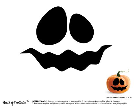 Pumpkin Face Free Pumpkin Stencil Pumpkin Pattern Pumpkin Template