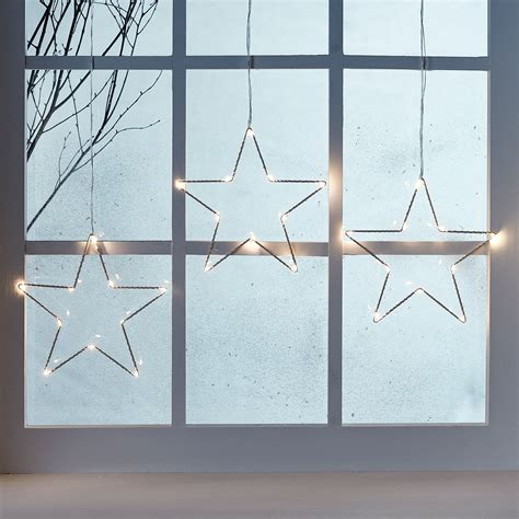 Osby Star Trio Christmas Window Light – Lights4fun.co.uk