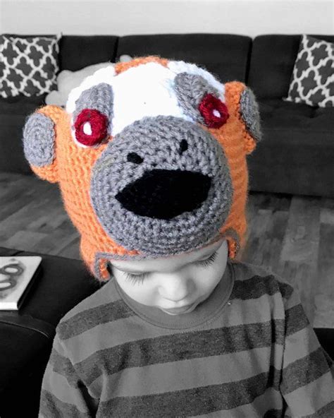 Handmade Baby Monkey Hat Crochet Monkey Cap Monkey Beanie Etsy In