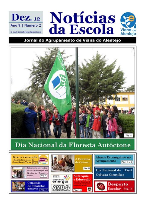 NotÍcias Da Escola EdiÇÃo Dez 2012 By Notícias Da Escola Issuu