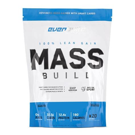 Gainer Proteine Din Zer Everbuild Mass Build Gainer Mar Verde 1 000