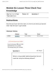 Module Six Lesson Three Check Your Knowledge Early Math4Sec02Fall22 Pdf