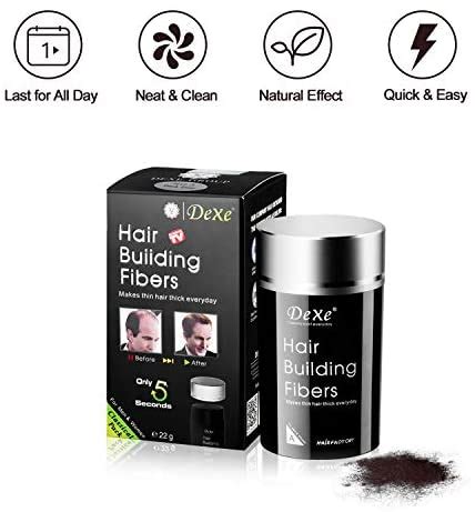 Dexe Hair Building Fibers Regrowth Hair Powder For Men And Women Model ...