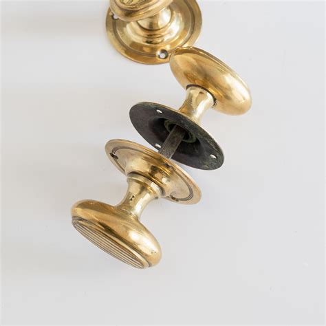 Set Of S Brass Oval Door Knobs Lassco England S Prime Resource