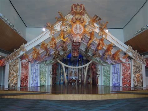 Marae Maori Meeting House Te Papa Museum Wellington Flickr