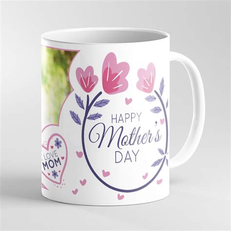 Flower Mothers Day Photo Mug Personalised Photo Mug Australia