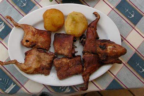 Cuy Chactado Deep Fried Guinea Pig Photo Howard Banwell Photos At