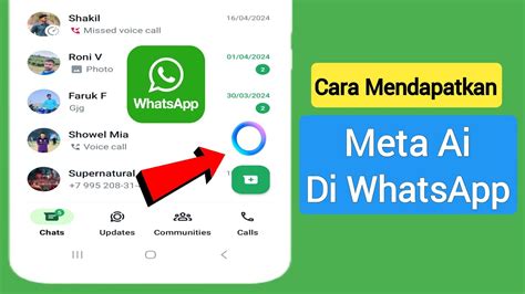 Cara Mendapatkan Meta Ai Di Whatsapp Update Opsi Meta Ai Whatsapp