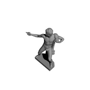 3D Printable Naked Man By Scan The World