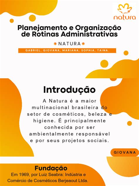 Natura Missao Visao Valores - Missão, Visão e Valores da Natura | PDF | Cultura organizacional ...