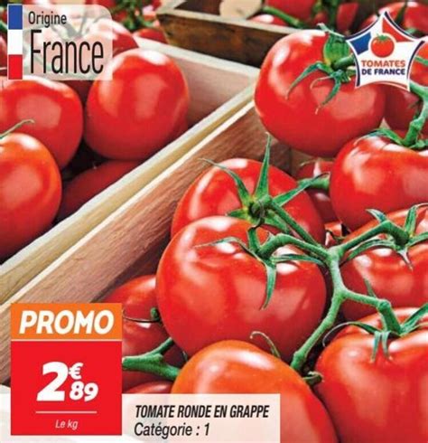 Promo Tomate Ronde En Grappe Chez Netto