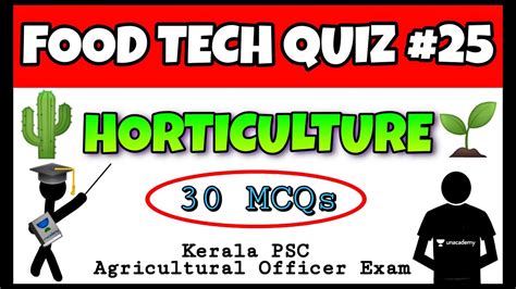 Horticulture Important Mcqs Kerala Psc Agricultural Officer Exam