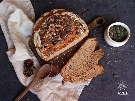 Pain de seigle complet au levain naturel SANTÉ GOURMANDISE