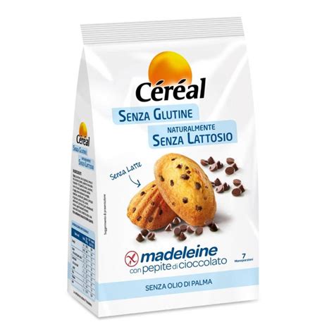 Cereal Madeleine Con Pepite Di Cioccolato Senza Glutine Senza