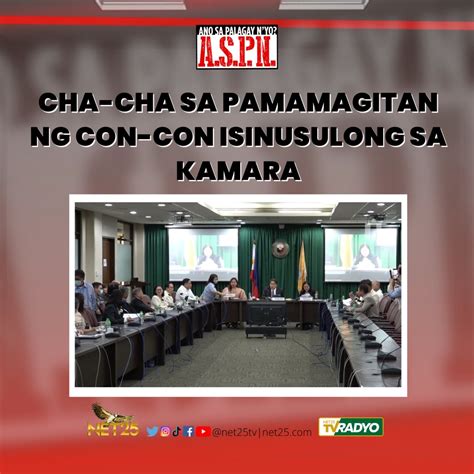 NET25 On Twitter Inaprubahan Ng House Committee On Constitutional