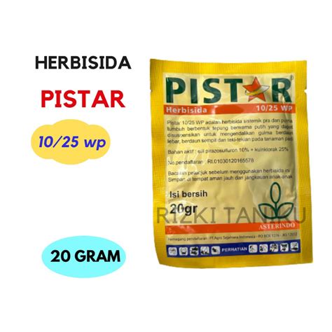 Jual Herbisida Sistemik Pra Purna Tumbuh Pistar 10 25 WP 20 Gram