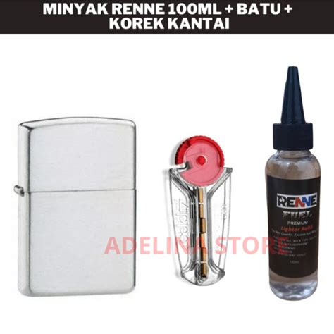 Paket Ngebul Korek Api Kantai Gold Ice Polos Minyak Batu Lazada