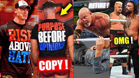 Fans Angry On Wwe Theory Copy John Cena Goldberg Retirement Match