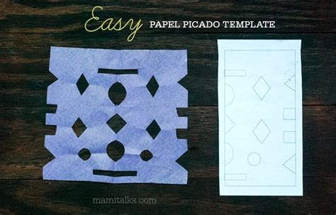 Papel Picado Templates Mami Talks™ Papel Picado Tissue Paper Crafts Papel Picado Banner