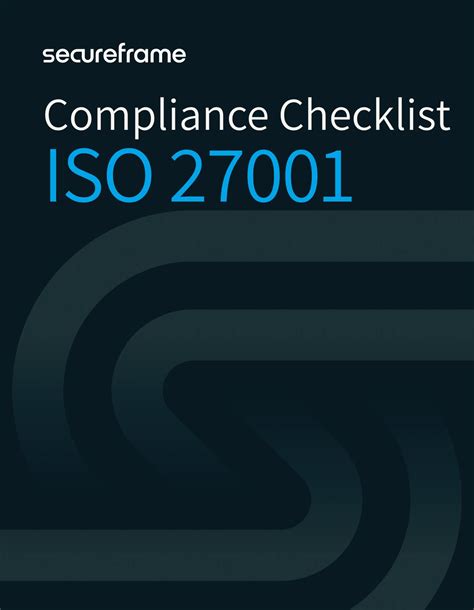 Iso 27001 Compliance Checklist Secureframe Secureframe