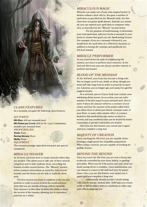 Dnd 5e Homebrew — ”the Angel Compendium” Excerpt Part 4 Messiah D